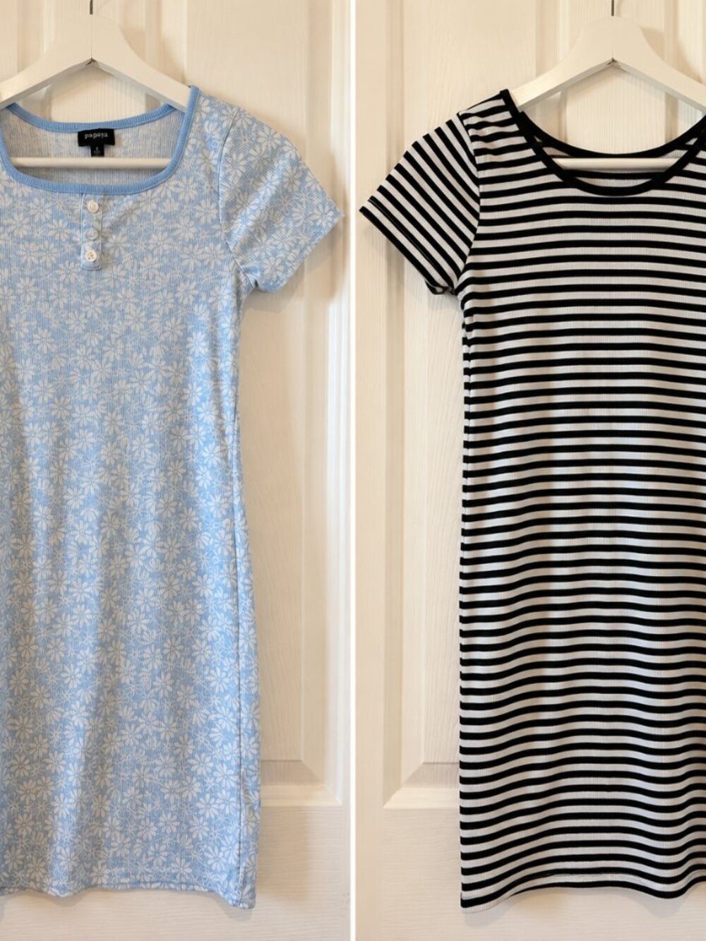 Picapino Girls Size 12 Dresses Floral Striped 2 Pack